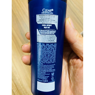 Thanh lý 10 chai Dầu gội đầu Clear các loại HSD tháng 5/2026