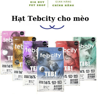 Hạt TEB City không độn ngũ cốc dành cho mèo mọi lứa tuổi- giahuypetshop