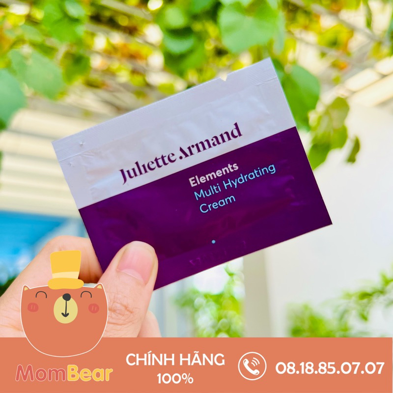 [Sample] Kem dưỡng ẩm đa tầng cho da thường, khô - Juliette Armand Multi Hydrating Cream 2ml