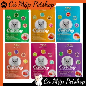 Pate cho mèo 5Plus CATCHY, Pate cho mèo bổ sung dinh dưỡng - Túi 70gr