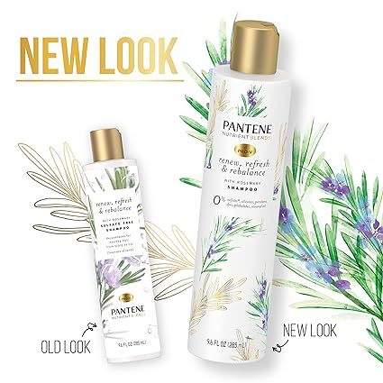 Dầu gội và xả cân bằng độ ẩm, bảo vệ màu Pantene Nutrient Blends PRO-V with Rosemary 285 mL
