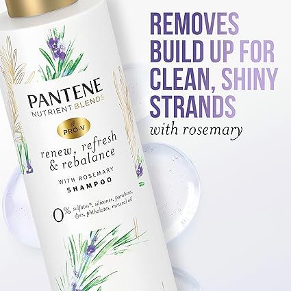 Dầu gội và xả cân bằng độ ẩm, bảo vệ màu Pantene Nutrient Blends PRO-V with Rosemary 285 mL
