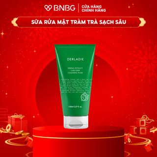Sữa Rửa Mặt Tràm Trà Sạch Sâu, Kiềm Dầu Derladie Herbal Extract Care Deep Cleansing Foam 150ml