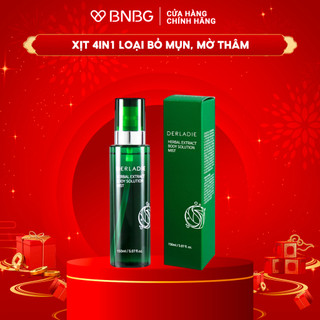 Xịt 4in1 Loại Bỏ Mụn, Mờ Thâm, Giảm Viêm Nang Lông Body Derladie Herbal Extract Body Solution Mist 150Ml
