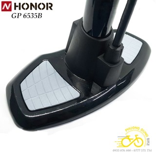 Bơm sàn xe đạp HONOR GP 6535B - Đế thép