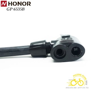 Bơm sàn xe đạp HONOR GP 6535B - Đế thép