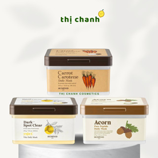 Mặt Nạ Dưỡng Da Skinfood Daily Mask - Carrot Carotene, Yuja C Vita, Acorn Pore Peptide