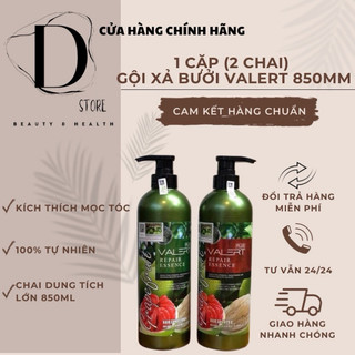 1 cặp dầu gội + xả bưởi valert 850ml