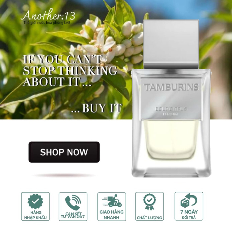 ⁂︎ 10ml┊ Nước hoa BST MỚI Tamburins full 8 mùi hương thơm lôi cuốn, sang trọng - Bold Citrus / EDP