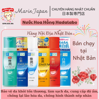 (Chuẩn Nhật, Đủ Bill) Nước Hoa hồng Hada Labo Nội Địa Nhật Bản 170ml