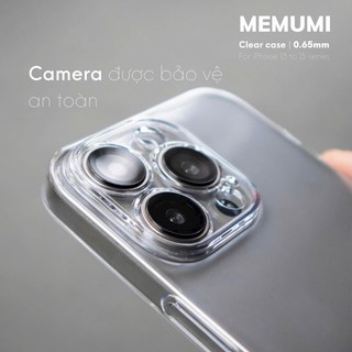 Ốp lưng memumi bảo vệ cụm camera cho iphone 15 pro max,14.14 pro,14 plus,14 pro max,13, 13 pro 13 pro max