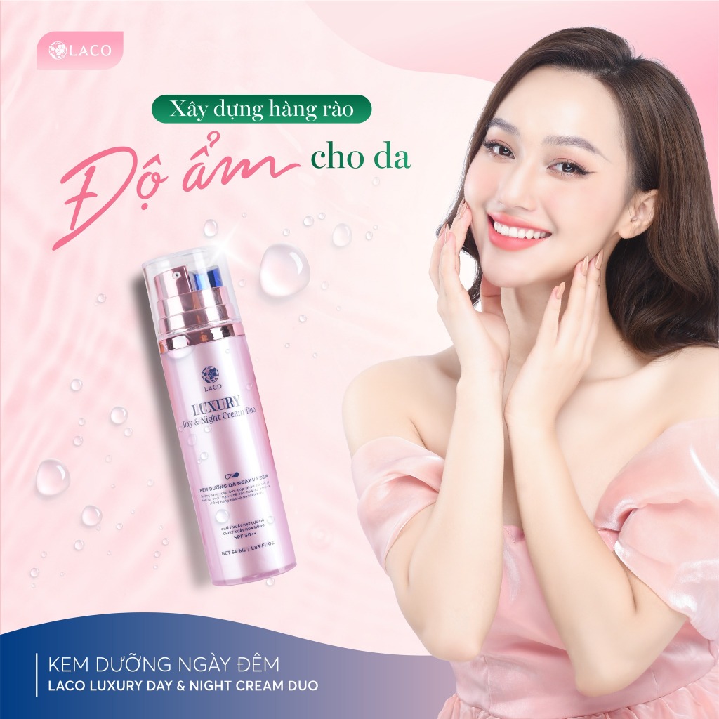 Kem Dưỡng Da NGÀY và ĐÊM LACO 54ml  bảo vệ da trước tác hại của tia UV, cho làn da tươi sáng và khỏe hơn | BigBuy360 - bigbuy360.vn