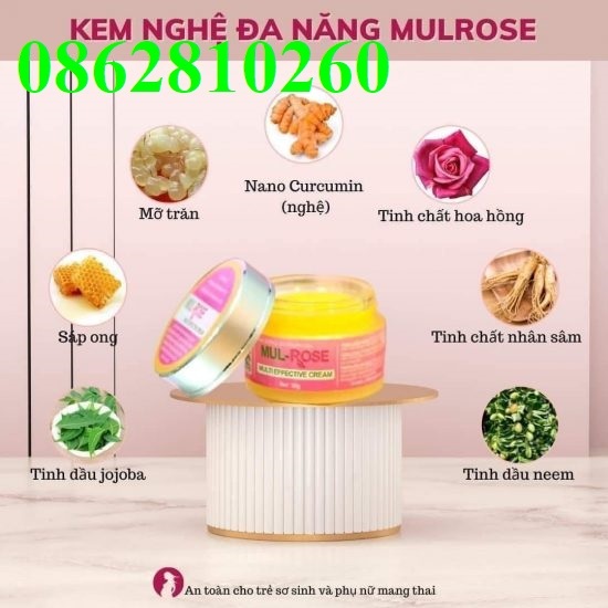 Kem nghệ đa năng mul rose mul-rose mulrose MUL-ROSE