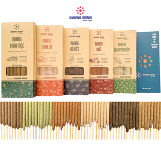 Hương sạch Dương Minh nhang ngắn 20cm 30cm nhang sạch 100% thành phần tự nhiên nhang thảo mộc hương organic