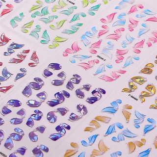 Sticker 5D lụa - sticker nổi - sticker dải lụa ngọc trai