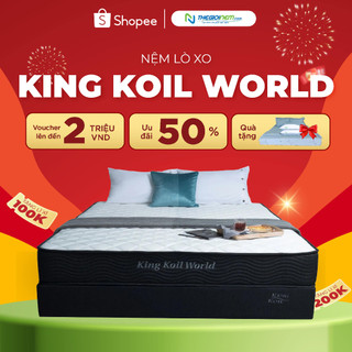 Đệm lò xo túi độc lập King Koil World - cao 25cm