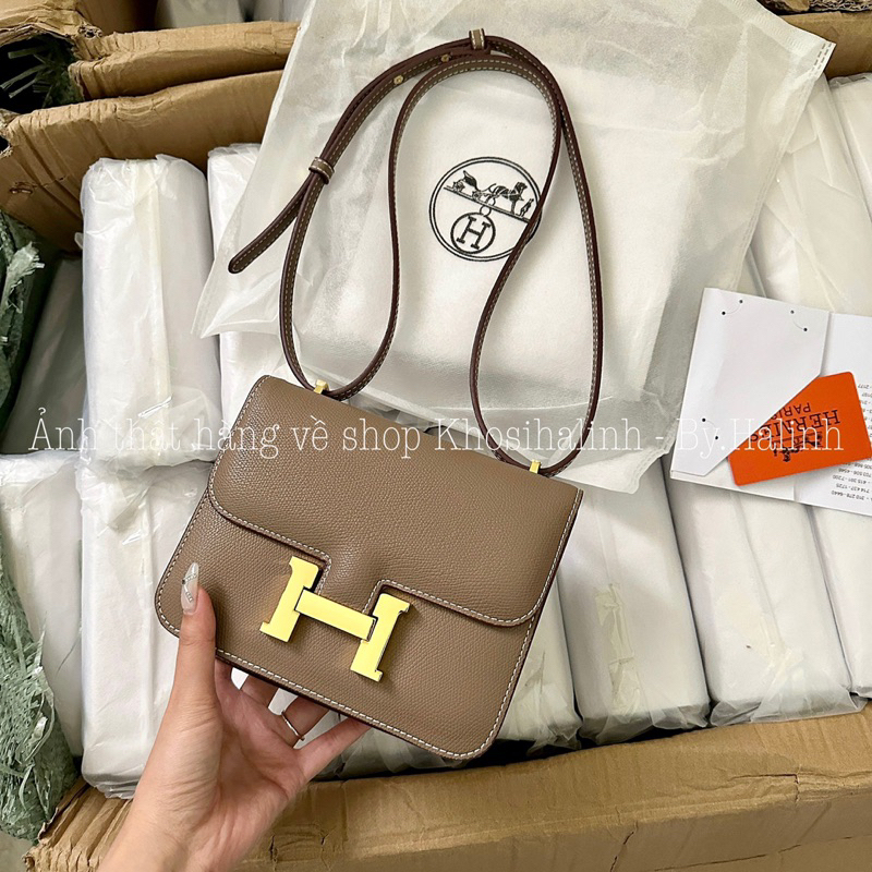 Full Box 🔥Loại 1 Vip 🔥 Túi Đeo Chéo HM Chữ H Da Sần Có Hộp