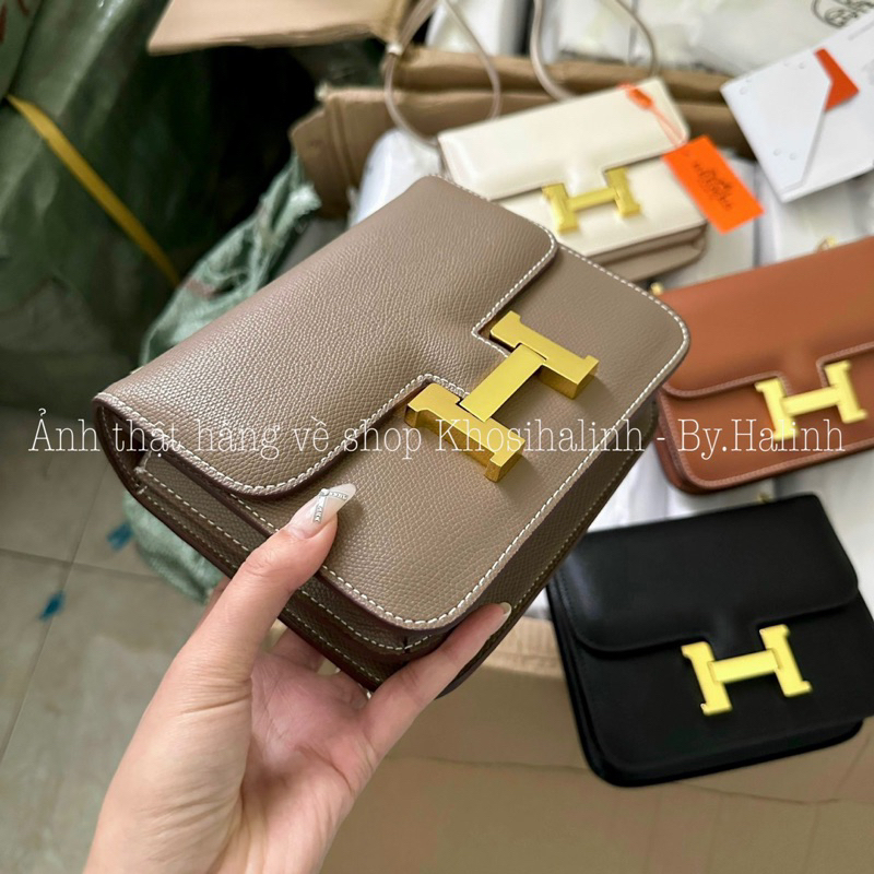 Full Box 🔥Loại 1 Vip 🔥 Túi Đeo Chéo HM Chữ H Da Sần Có Hộp