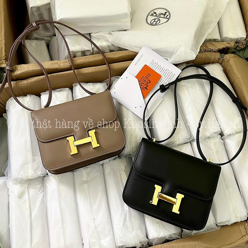 Full Box 🔥Loại 1 Vip 🔥 Túi Đeo Chéo HM Chữ H Da Sần Có Hộp