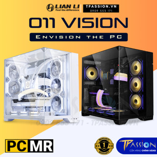 Vỏ case máy tính Lian Li O11 VISION Black / White / Chrome - Case gương paranoma trong suốt - Chính hãng, evo case
