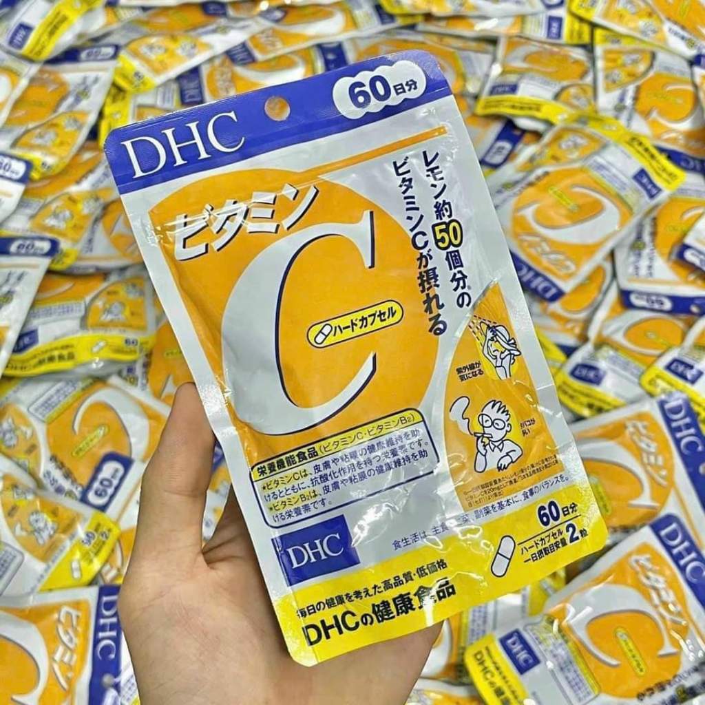 COMBO Vitamin C DHC 120 viên & Kẽm DHC 60 viên Nhật Bản 60 ngàylàm sáng da