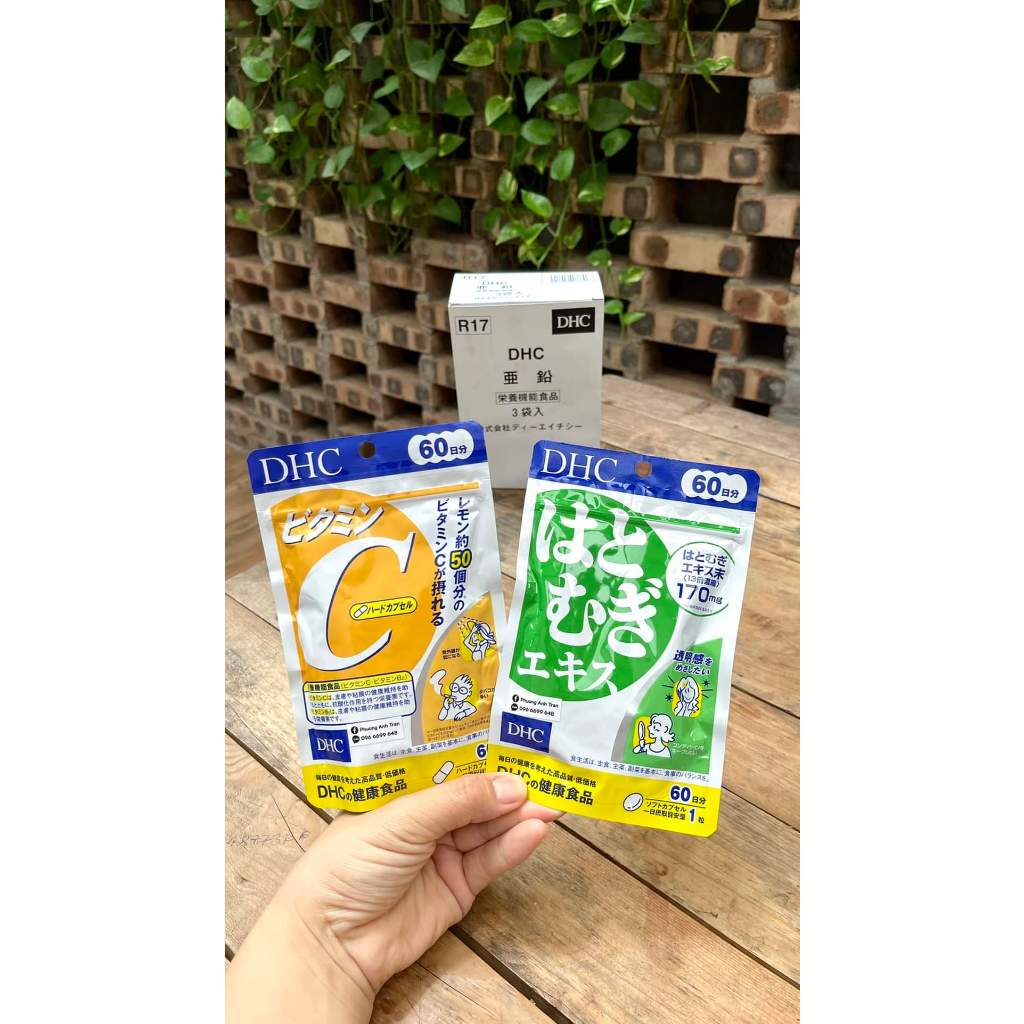 COMBO Vitamin C DHC 120 viên & Trắng da 60 viên Nhật Bản [60 NGÀY] giúp trắng sáng da, cấp ẩm, đều màu