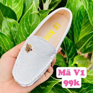 [ẢNH THẬT SHOP TỰ CHỤP] GIÀY LƯỜI CAO CẤP BÉ TRAI VES