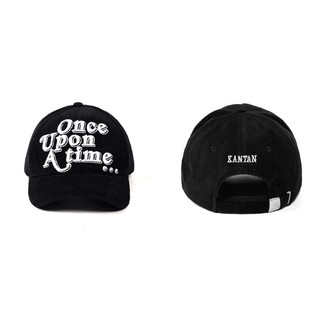 Nón nhung gân đen unisex thêu once upon a time