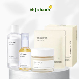   SALE  Tinh chất toner mặt nạ và kem dưỡng đậu lên men MIXSOON BEAN TONER ESSENCE CREAM & Soybean Milk Pad 