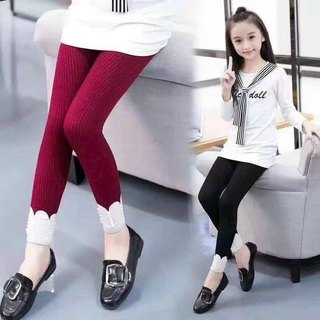 Quần legging len tăm đính ngọc, quần tất qc cho bé gái