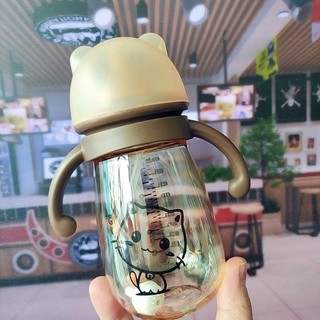 Bình sữa cổ rộng mèo kitty 300ml