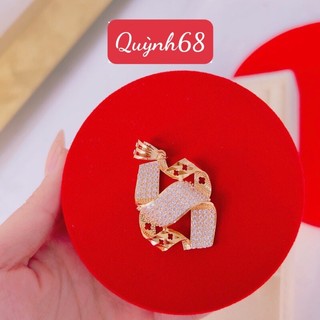 Lẻ mặt dây chuyền sô 8 đính đá ,mặt size to quỳnh68