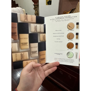 Sample kem nền + kem lót LauraMercier flawless fusion ultra long wear foundation