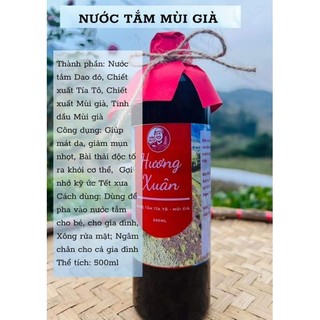 Nước tắm mùi già - nước tắm thảo dược dao đỏ 1000ml