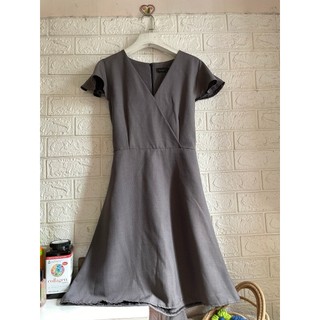 (Thanh lý đồ cá nhân New) Đầm đắp chéo ngực BLANCHE