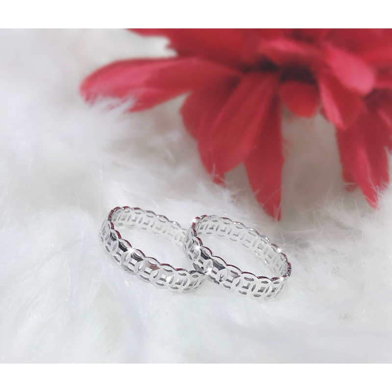 Nhẫn kim tiền Nmj bạc ta, có video