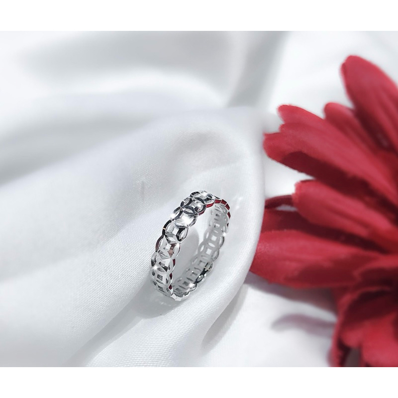 Nhẫn kim tiền Nmj bạc ta, có video