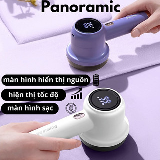 Máy cắt lông xù quần áo đa năng 2 trong 1, cắt xơ len sạc pin nhỏ gọn có màn hình báo pin PN-MCLX101