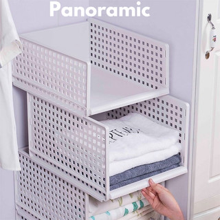 Khay đựng quần áo bằng nhựa, khay đựng đồ tủ quần áo, tài liệu gấp gọn PN-KCQA101