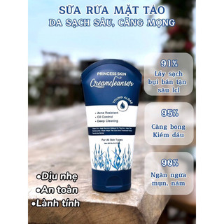 Sữa Rửa Mặt Tảo Non Princess