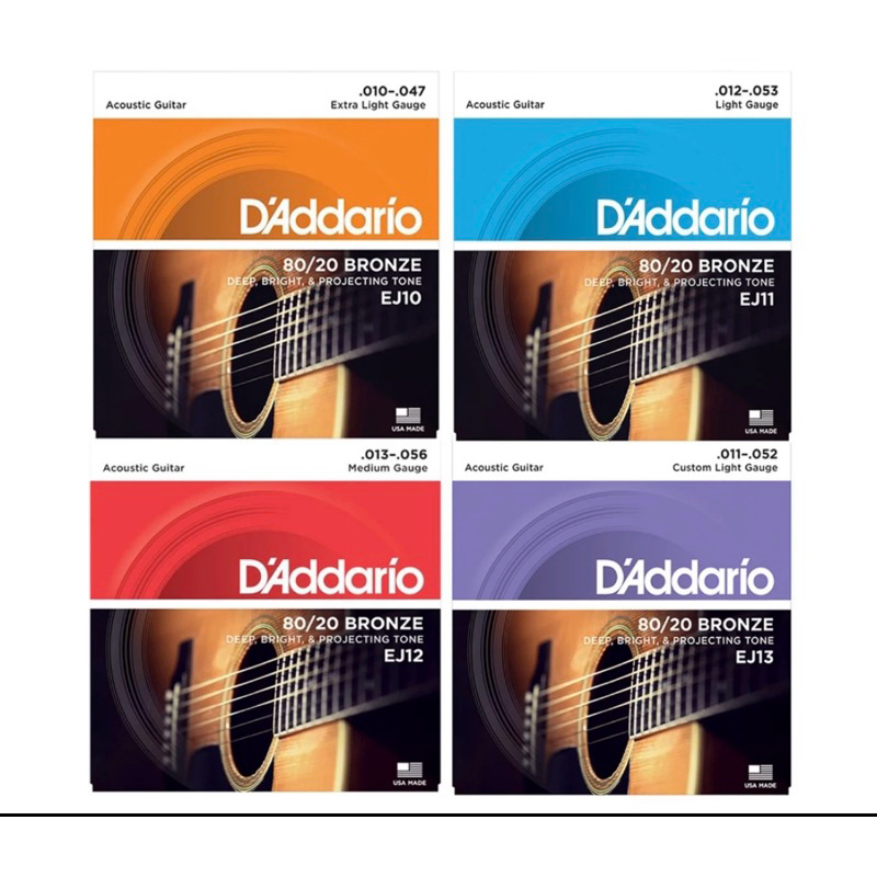 Dây Daddario acoustic Ej13