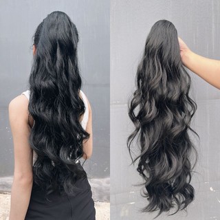 Tóc ngoặm đui ngựa xoăn sóng pt106