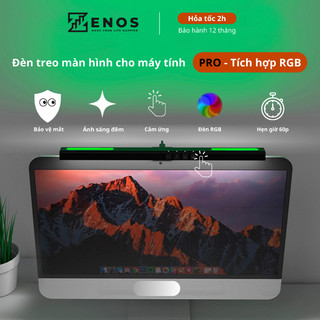 Đèn treo màn hình máy tính, hỗ trợ ánh sáng ban đêm, chống cận bảo vệ mắt, cảm ứng 3 chế độ tích hợp đèn rgb