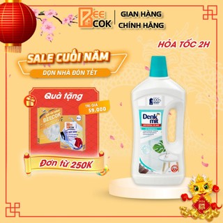 Nước lau sàn đa năng Denkmit 1 lít phù hợp nhiều loại sàn nhà