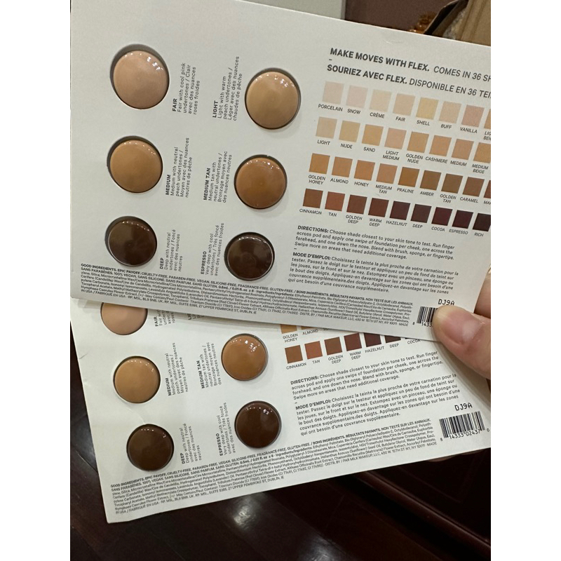 Sample nền Milk makeup flex foundation stick
