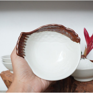 Bộ 6 chén bằng sứ dáng cá - gốm sứ nhật bản