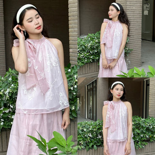 “THƠ” DEROSE SET - Set Yếm 2 Món Nàng Thơ Đón Tết