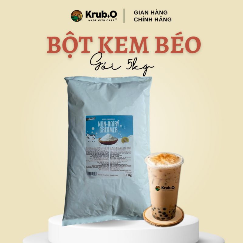 Bột pha trà sữa - bột kem béo Krub.O gói 5Kg