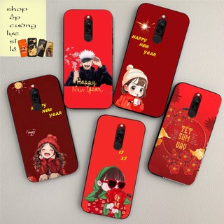 Ốp lưng xiaomi redmi 8 in hình tết dễ thương