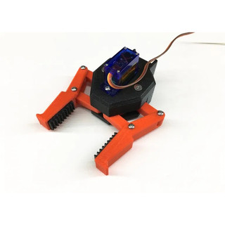 Tay gắp robot sg90 - in3d hỗ trợ lắp - kèm động cơ - ốc vít - cánh tay robot